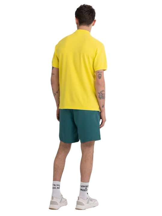 Franklin & Marshall Polo Herrenblusen Kurzarm Gelbe Franklin & Marshall Polo Herrenblusen Kurzarm Gelbe