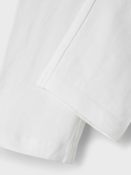 Kids Legging Capri White