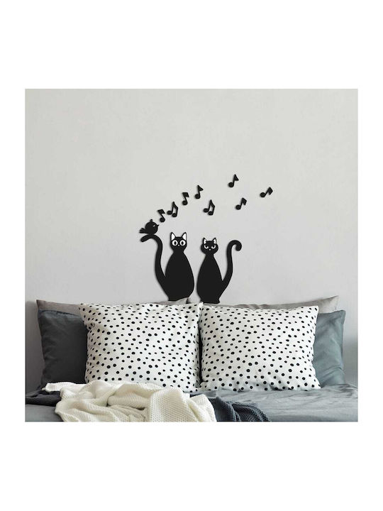 Decorative Sticker Wall Cats Silhouettes 1pcs Ango