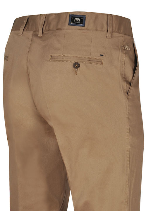 Makis Tselios Fashion Herrenhose Chino Tabac