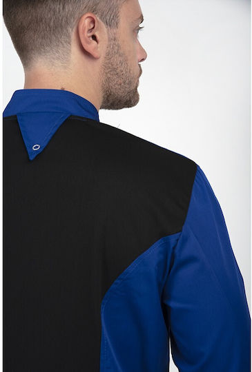 All Collections Coat Chef Blue with Long Sleeve Α112
