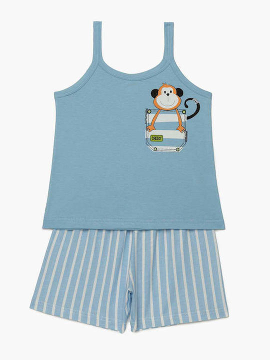 Minerva Pijama pentru copii De vară Albastră
