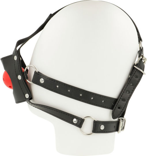 Dream Love Ohmama Open Mouth Head Harness Gag in Black Color