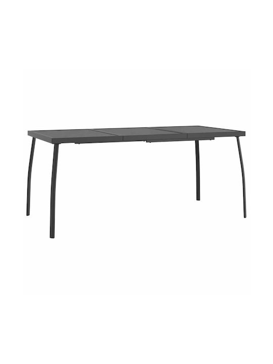 Set Sala De Mese Pentru Exterior 5 Piese Antracit