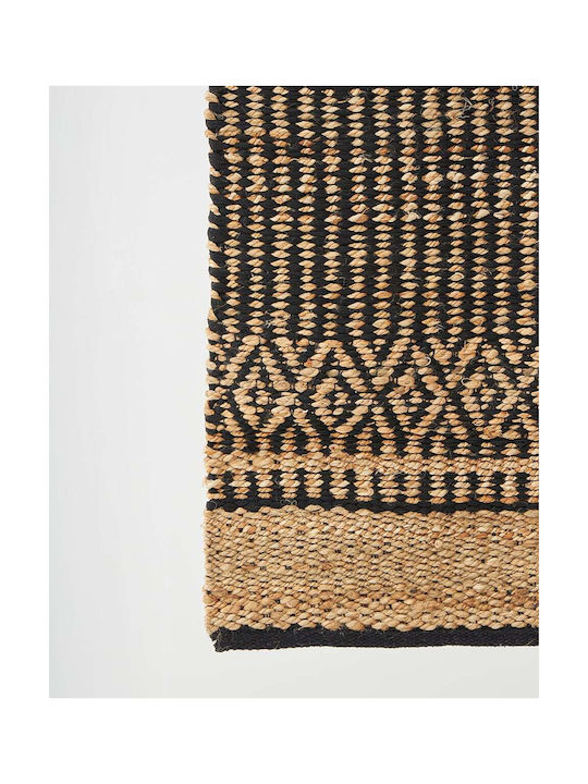 Pennie Rug Rectangular Summer Wicker Black