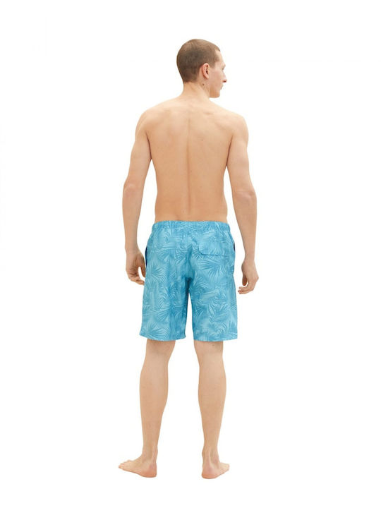 Tom Tailor Men's Swimwear Bermuda Blue with Patterns