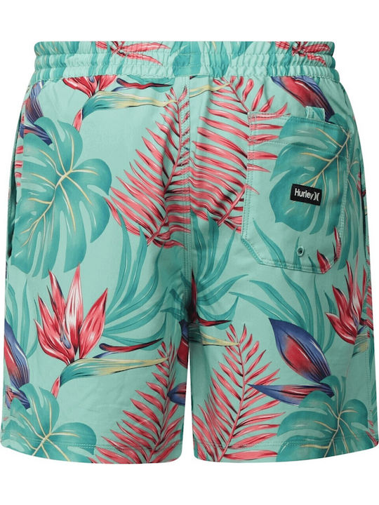 Ανδρικό Μαγιό Σορτς Τιρκουάζ Floral MBS0011510-H363