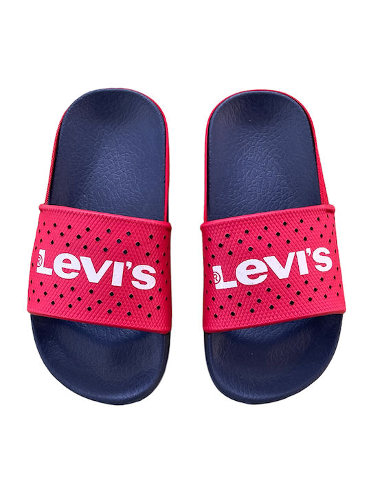 Levi's Kids' Slides Red