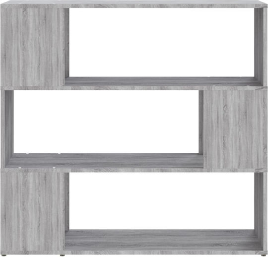 Bibliothek Grau 100x24x94cm