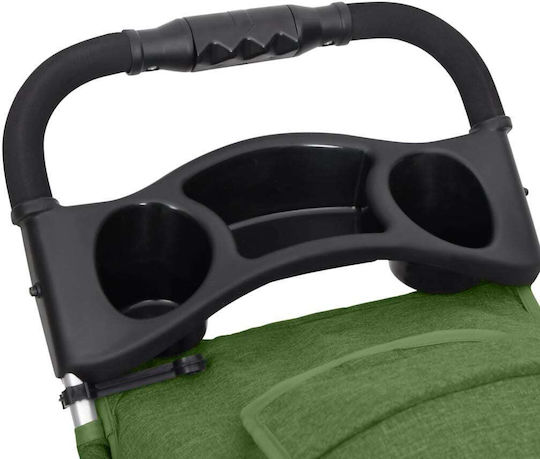 vidaXL Dog/Cat Carrying Green Stroller for 15kg Pets L98xW80xH46cm