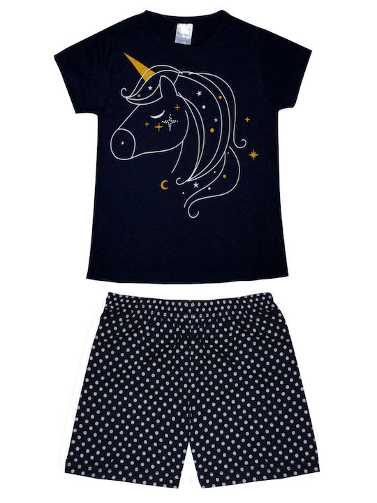 Pretty Baby Kids' Pajamas Summer Navy Blue