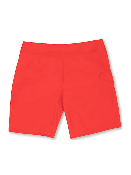 Lido Solid Mod 18" Ανδρικό Μαγιό Βερμούδα Ribbon Red