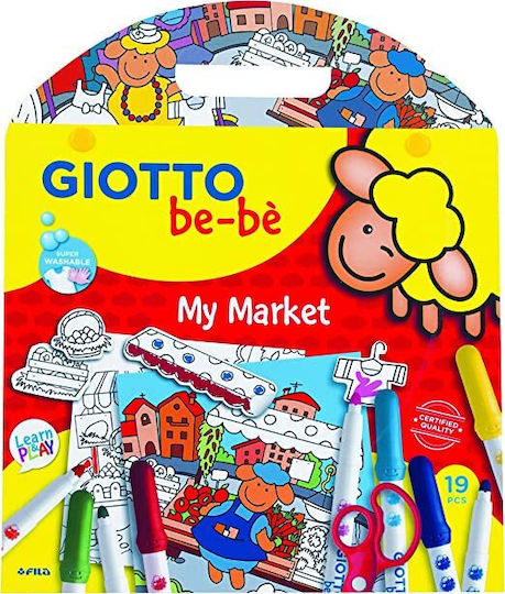 Giotto Ζωγραφική My Market για Παιδιά 2+ Ετών