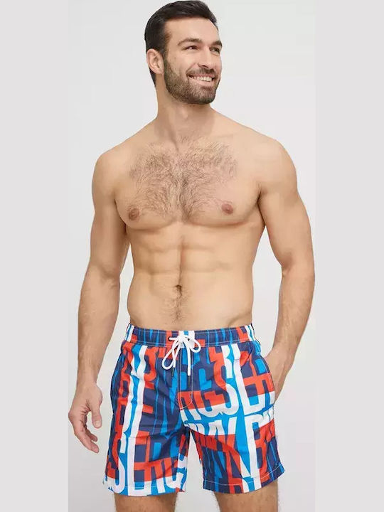 Costum De Baie Bărbați Pantaloni Scurți Multicolori Cu Modele