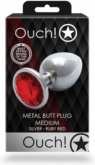 Shots Πρωκτική Σφήνα Medium Silver / Ruby Red