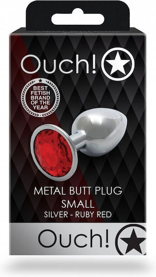 Shots Πρωκτική Σφήνα Small Silver / Ruby Red