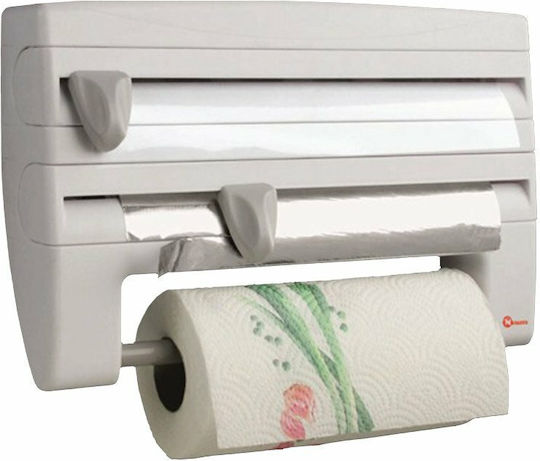 Metaltex 254410 Диспенсър за ролки Стенен Пластмасова Бяла 39x25x10см