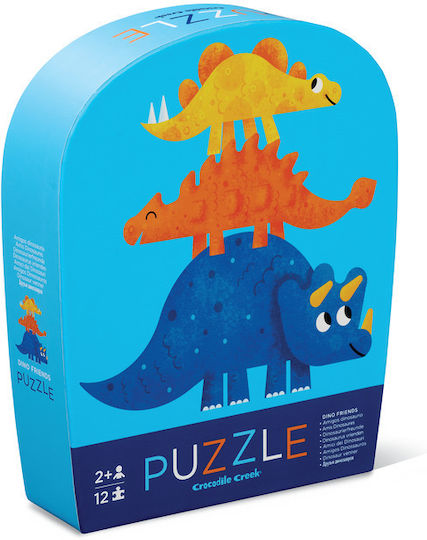 Kids Puzzle Dino Friends for 2+ years+ Years 12pcs Crocodile Creek