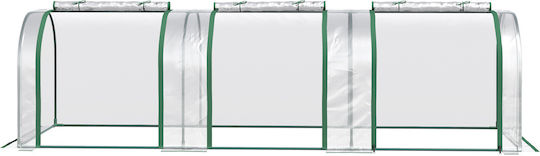 Outsunny Tunnel Greenhouse Tunnel with Metal Frame 2.95x1x0.8m