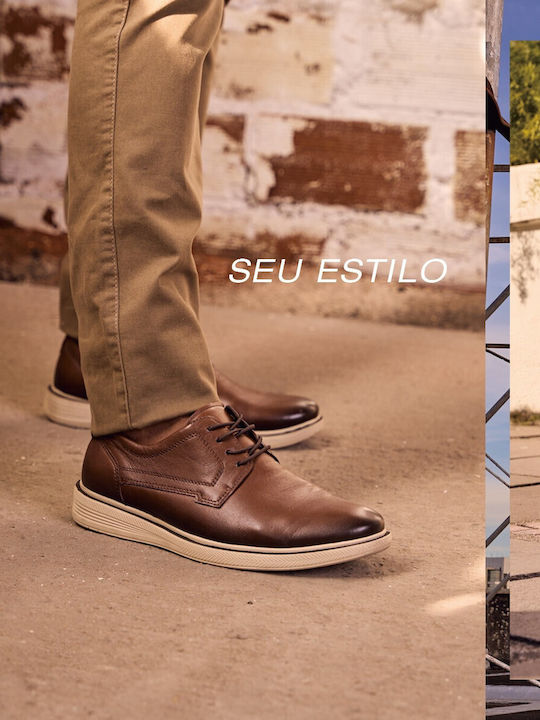Men's Anatomic Leather Casual Shoes Brown