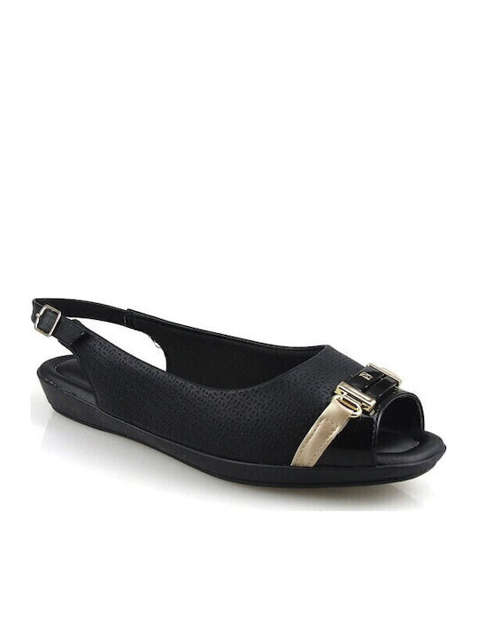 Anatomic Leather Ballerinas Black