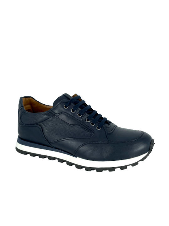 Antonio Shoes Men's Anatomic Leather Casual Shoes Blue