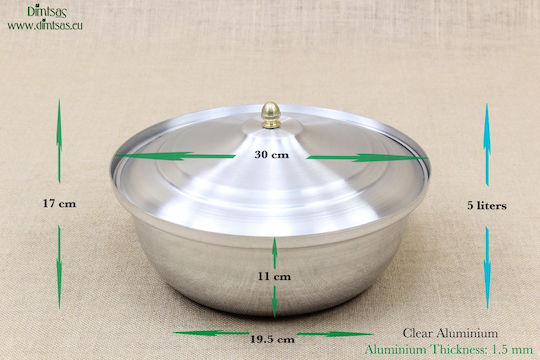Semi-Druckkocher Aluminium Kapazität 5Es
