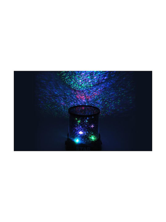 Kids Led Rotating Projector Lamp Black