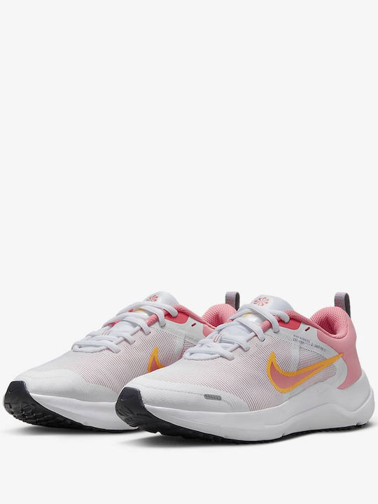 Downshifter Downshifter 12 Kids Sports Shoes Running with Laces White / Coral Chalk / Sea Coral / Laser Orange