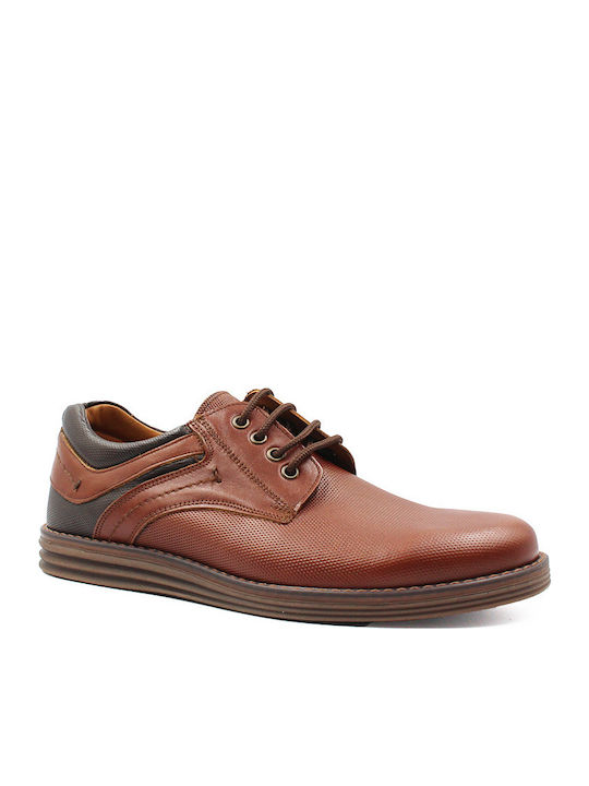 Δερμάτινα Ανδρικά Casual Παπούτσια Cognac