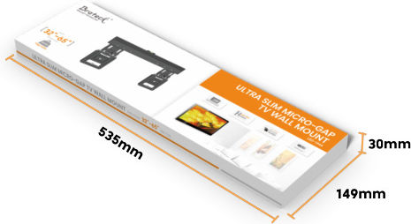 Brateck LED-1944 LED-1944 Wall TV Mount up to 32" and 75kg