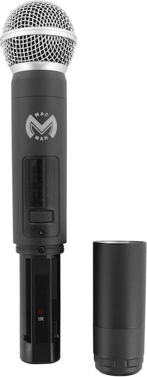 MAC MAH UHF100M Комплект Безжично Кондензаторен Микрофон Ръчно изработено за Вокали в Черен Цвят