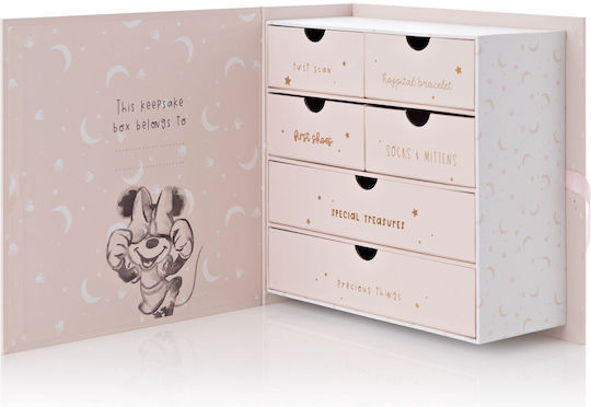 Disney Kinder Aufbewahrungsbox aus Pappe Minnie Rosa 24x23x10cm 1Stück