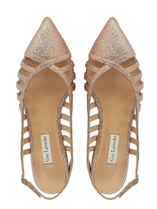 Guy Laroche Pointy Ballerinas Pink