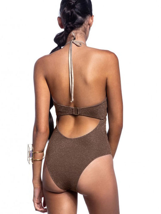 Bluepoint Glow Up One-Piece Swimsuit Brown