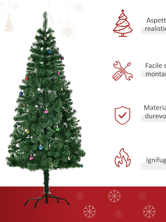 Christmas Tree Decorated 180cm with 624 Branches