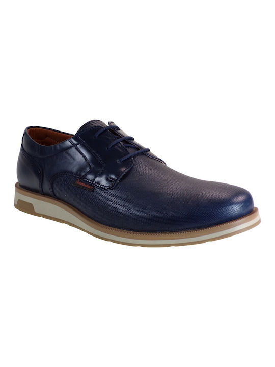 Commanchero Original Leder Herren Freizeitschuhe Blau