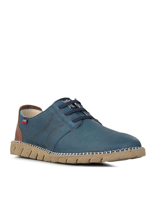 Callaghan Men's Leather Casual Shoes Blue