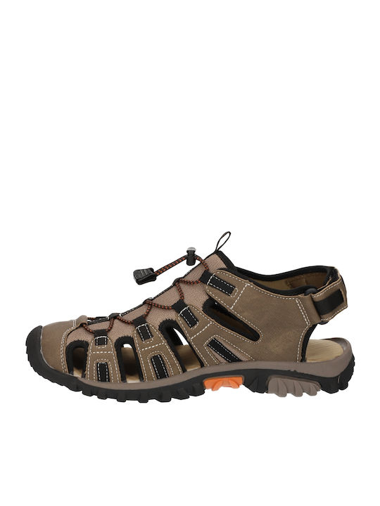 Hi-Tec Cove Sport Men's Leather Sandals Burnt Orange O010170-041