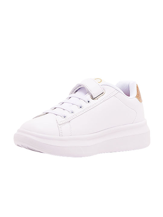 Benetton Kids Sneakers with Scratch White