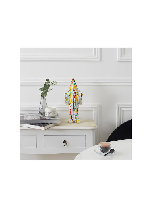 The Home Deco Factory Dekorativ Statuette aus Polyresin 13.5x12x33cm 1Stück