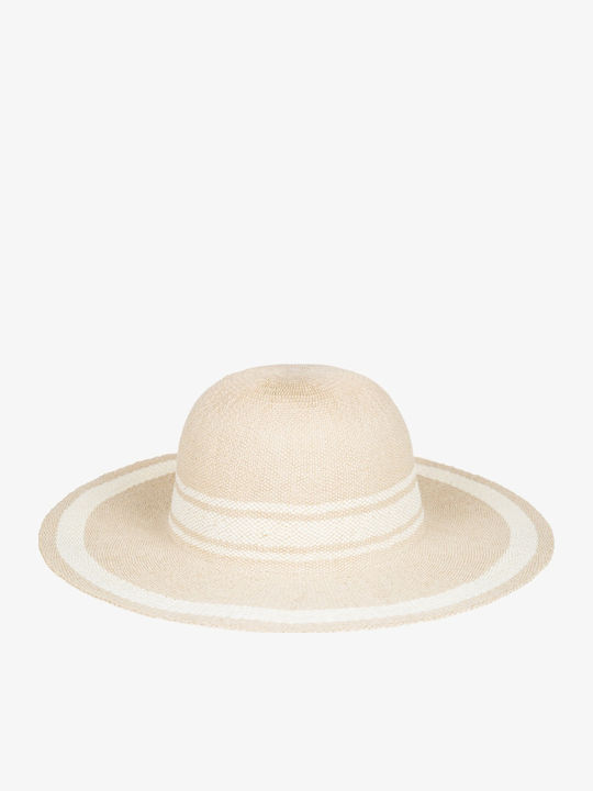 Roxy Wicker Women's Floppy Hat Popy Corn Beige