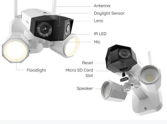 Reolink Reolink Duo Floodlight IP Surveillance Camera Wi-Fi 4K Waterproof with Two-Way Communication
