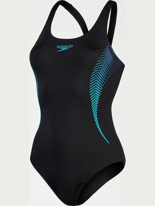 Speedo 00305814837 Women's One Piece Competition Swimsuit Black