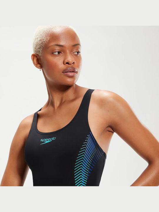 Speedo 00305814837 Women's One Piece Competition Swimsuit Black