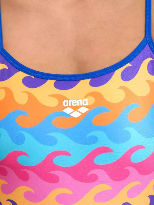 Arena Challenge Back 005897-700 Women's Competition Swimsuit Blue