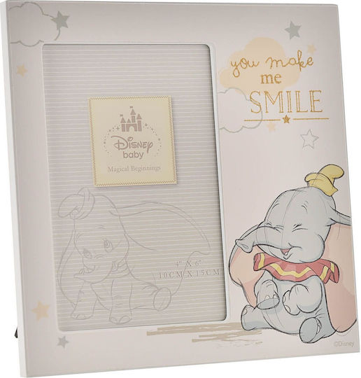 Disney Smile Παιδική Κορνίζα Ξύλινη Πολύχρωμη 18.5x18.5cm