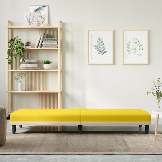 Dreisitzer Sofa Bett Gelber 200x89x70cm