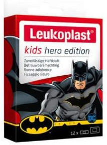 Leukoplast Impermeabil Plasturi Autoadezivi Kids Hero Edition Batman Copii 12buc