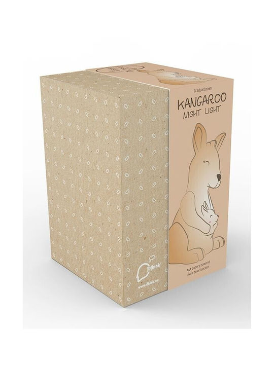Dhink Φωτάκι Νυκτός LED Kangaroo Ρεύματος Κίτρινο